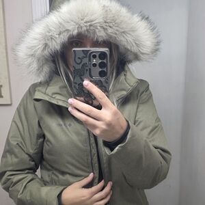 Columbia Olive Green Parka Jacket